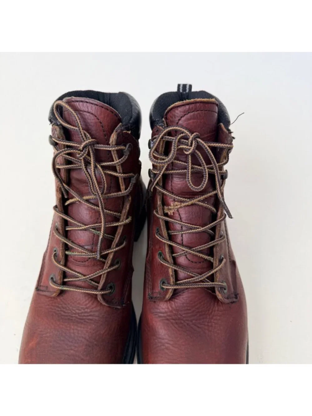 Red Wing Women 2326 Steel Toe Work Boots Brown Leather Supersole USA Size 10 D